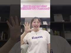 Как установить и удалить пароли VEIKONG VFD?